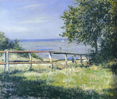 Champ au bord de mer - Gustave Caillebotte